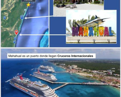 Terreno en Playa Mahahual, Primera Fila