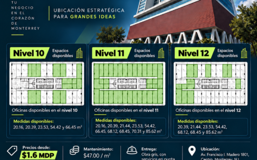 Oficinas en venta Torre Republica