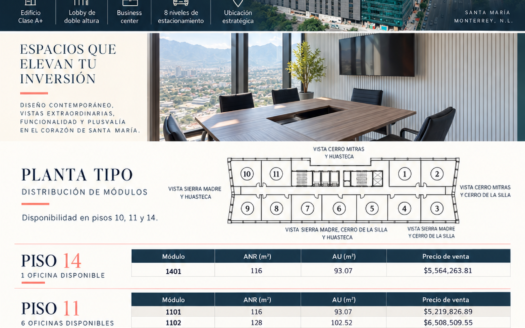 Oficinas en Venta Torre Balzac